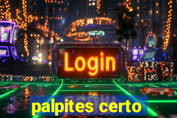 palpites certo